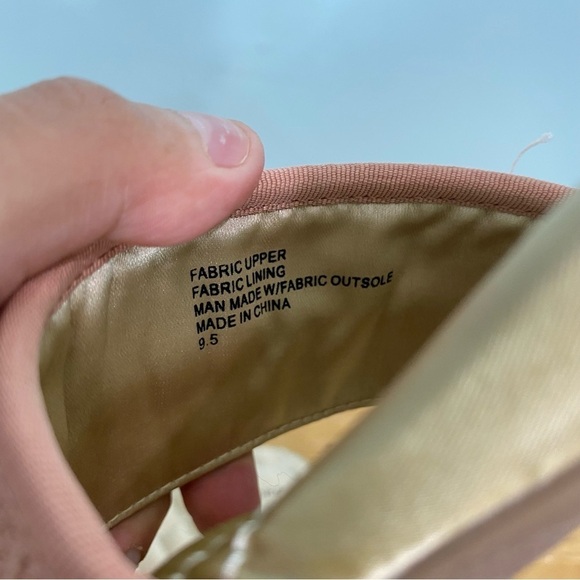 Birdies The Sparrow Fringe Slide Sandal In Blush Pink‎ Sz 9.5 - Picture 8 of 8